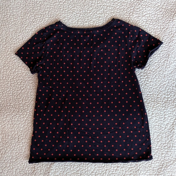 GAP 100% cotton polka dot tee (size S) - Picture 2 of 7